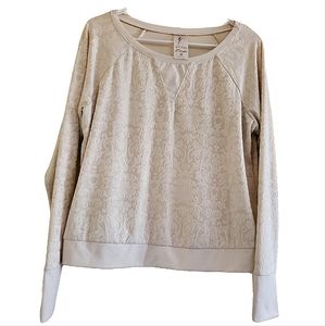 Like new cream colored long sleeve shirt